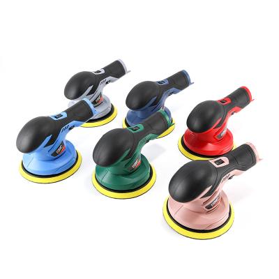 China Cordless Mini Adjustable Speed ​​Battery Car Wax Portable Car Polish Buffer Buffing Machine for sale