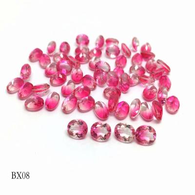 China NO Wuzhou Hiltonqueen Multicolor Synthetic Gemstone In Stock For Jewelry for sale