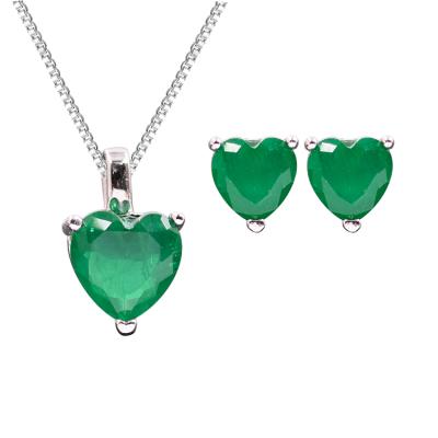 China Cute Lovely China Fusion Stone Jewelry Set For Women Popular Gemstone Jewelry Set for sale