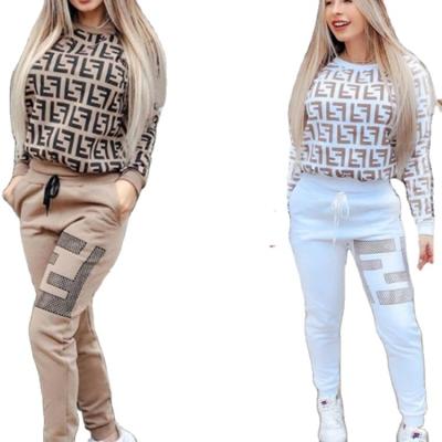 China Anti-UV Customize Tracksuit Popular Style Women's Style Cotton Polyester Jogger Track Sport Blank Suits for sale