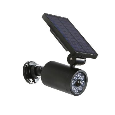 China Outdoor Dummy Camera LED Light Outdoor Garden Landscape Spotlight Solar Human Body Sensor Light for sale