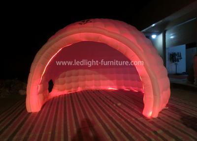 China Prenda impermeable inflable redonda de la tienda de la CA 110V-240V RGB LED con el ventilador del poder más elevado en venta