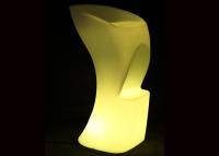 China Uso recargable llevado cambiable de la noche del taburete de la silla de la barra de los muebles de los colores en venta
