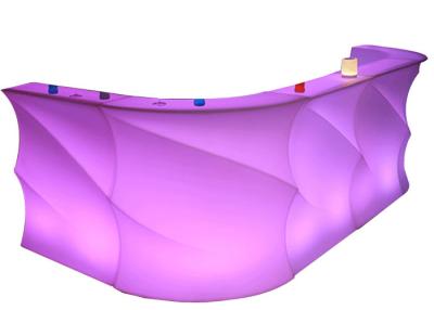 China 16 cores que mudam o projeto famoso iluminado de incandescência de Itália do aluguer da seção do contador da barra à venda