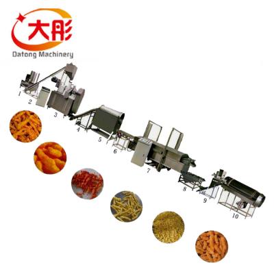 China Popcorn Factory Wholesale Kurkure Corn Curls Snack Food Extruder Jinan Food Puffs Machinery for sale