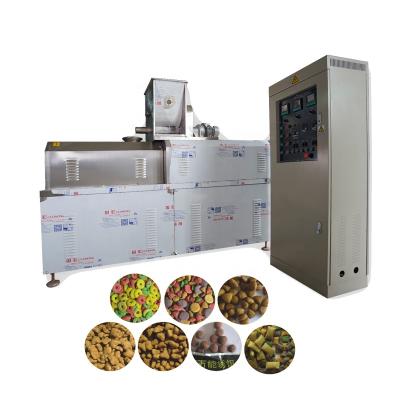 China Dry Dog Cat Feed / Food Dog Making Machinery Extruder Processing Line for sale