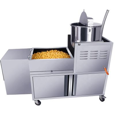 China commercial snack factory stainless steel caramel kettle corn popcorn machine/pop corn machine for sale