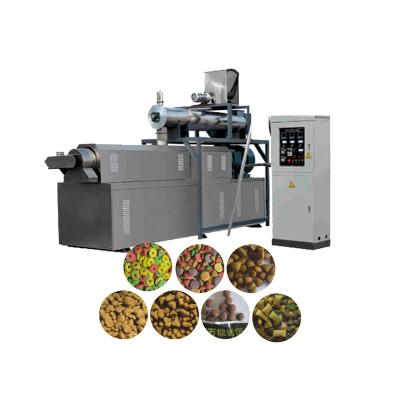 China Lovely Automatic Warehouse Puppy Cat Wet Granulator Pet Chip Extruder Pellet Extruder India Small Dry Dog Food Machine Full Line for sale