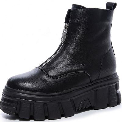 China HOT SALE Breathable Women Ankle Boots Fashion Style Women Warm Winter Platform Boots Ladies Chunky Shoes for sale