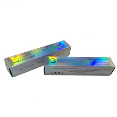 China Recycled Materials Hologram Laser Shiny Shiny Silver Holographic Box for sale