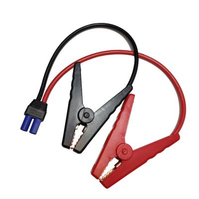 China JKM Car Jump Starter Power Cord Crocodile Clip to EC5 Portable Cable Charger 10AWG Silicone Line for sale