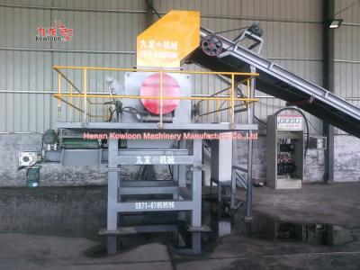 China Three Phase Tire Rasper Waste Tyre Secondary Shredder Rubber Chips Machine for sale