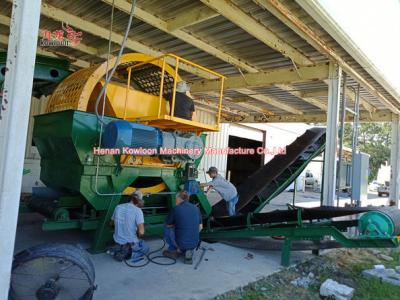 China Neumático automático lleno del pedazo que recicla el pequeño espacio 2000kg/3500kg de la máquina en venta