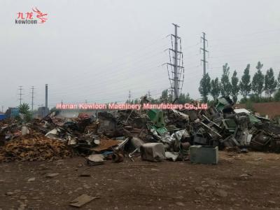 China Heat Treated Alloy Steel Scrap Shredder Machine Double Shaft 74KW - 320KW for sale