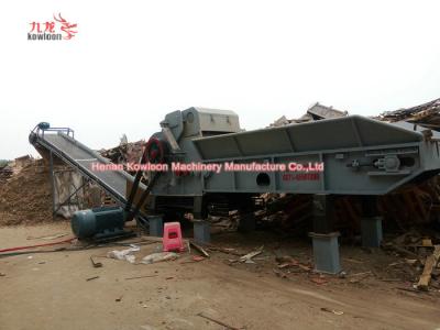 China Large Blocky Wood Crusher Machine Forced Feeding System Ease Maintenance for sale