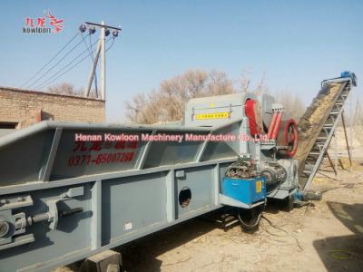 China PLC Control Wood Pallet Crusher Bulky Wood Waste Recycling ISO Certificate for sale