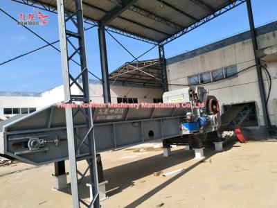 China Nailed Waste Wood Crusher Machine With PLC Control Panel CE Certificated for sale