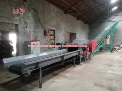 China Tipo eléctrico de las cuchillas reemplazables chipper de madera de bambú pesadas dobles del eje en venta