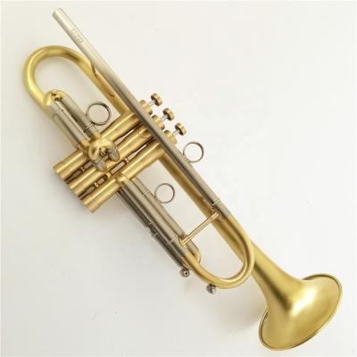 China Matt lacquer longer slide main bb trumpet with best quality case professional trumpet for sale