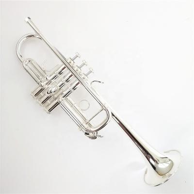 China Professional C Tone Trumpet Silver Plated Silver Plated Trompeta for sale