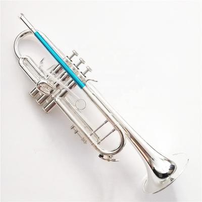 China Professional Silver Plated U Slide Bb Longer Main Tuning Trumpet Brass Imported From Germany for sale