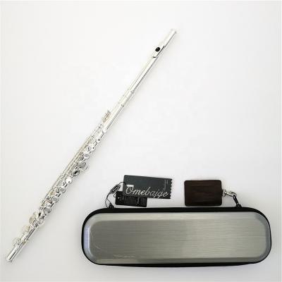 China Silver Plated Flute 16 Hole C G Open Key Key Off Set Silver Plated for sale