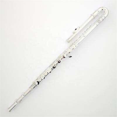 China High Quality Professional Silver Plated Bass Flute Key of C for sale