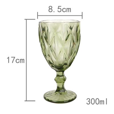 China Home uniquely shaped embossed retro glass for sale