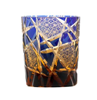 China Good Quality Eco-friendly Japanese Crystal Glassware Kriko Mug With Wooden Box As A Gift for sale