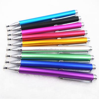 China Mobile Phone Metal Capacitive Touch Screen Stylus Pen Touch Pen Disc Tip For iPhone iPad for sale