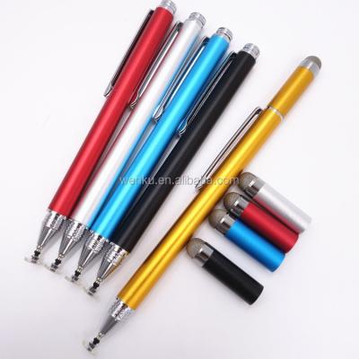 China Promotional Pen Touch Screen Fiber Tip Stylus Pen and Dual Fine Tip Tip Pen for Smart Phone for sale