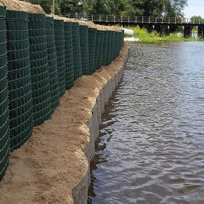 China Barrier Flood Control Wall Mesh , Flood Prevent Cage Wall for sale