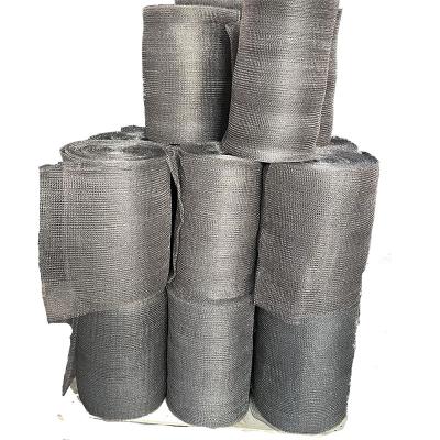 China Plain Weave Liquid Nickel Gas Filter Mesh Knitted Metal Wire Mesh For Oil Water Separation for sale