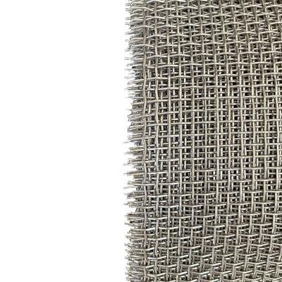 China Titanium Woven Plain Weave Wire Mesh Price Per Kg for sale