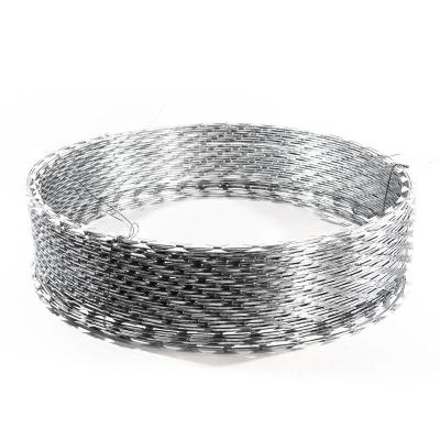 China Hot Dipped Galvanized Iron Wire Razor Barbed Wire Low Price Concertina Razor Wire for sale