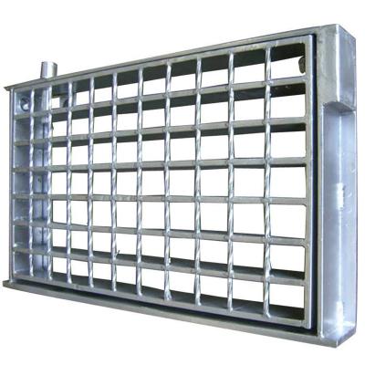 China Industrial Hot Dip Galvanized Galvanized Metal Building Materials Unified Weight Cheap Price Common Steel Grating for sale