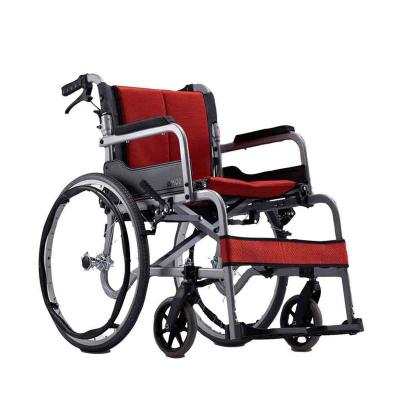 China 100kgs Easily Self-Propel Wheelchair With Ergonomic Wheelchair Push Rims for sale