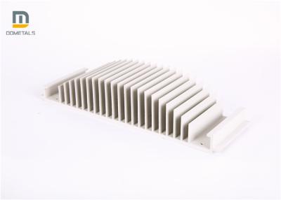 China IGBT Round Rectangle AZ80 Mg Alloy Heat Sink Extrusion Powder Spraying for sale