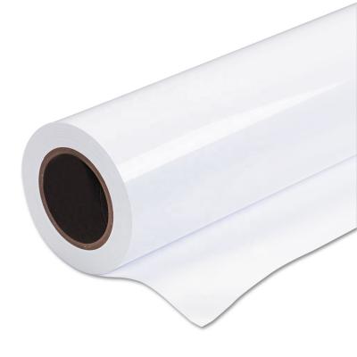 China OEM Wholesale High Quality Professional Printed Materials Photo Printing Glossy Inkjet Eco Roll Photo Solvent Paper for sale