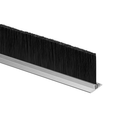 China Door And Window Accessories Custom Size T Type Aluminum Alloy Strip Brush For Cleaning for sale