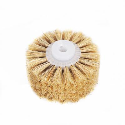 China Cleanging Lon Wind Cleaning Machine Sisal Roller Brush, Furniture Wood Polishing Roller Brush for sale