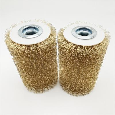 China High Quality Stainless Steel-Copper Wire Brush Cleaning Roller For Home Use for sale