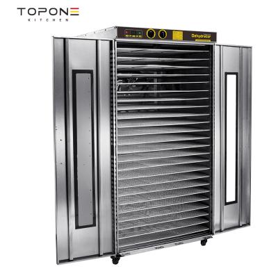 China food & Beverage Plant 24 Trays 3 Years Warranty Industrial Fruit Drying Machine 80~100KG Electric Food Dehydrator Vending for sale