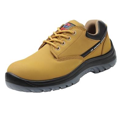 China Steel Toe Nubuck Leather Steel Toe Prevent Puncture Work Safety Shoes With PU+TPU Outsole Boots for sale