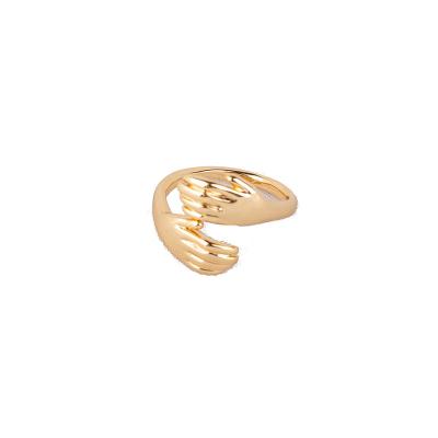 China Vintage Manufacturer Supply Fashion Design Trendy Gold Plated Ring For Women for sale