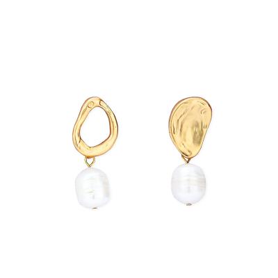 China China Distributor FASHIONABLE Sale Dangle S925 Needle Matte Gold Earrings Accessories for sale