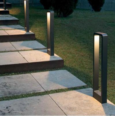 China LANDSCAPE Lawn Light IP54 Outdoor Waterproof Modern Rectangular Landscape Bollard Light Led Garden Light for sale