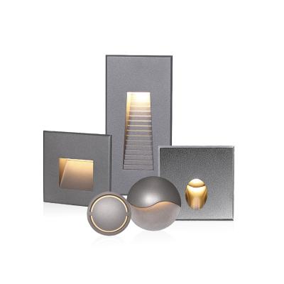 China Modern Landscape Lighting LED Step Outdoor Recessed Light IP65 Wall Lamp Led Stair Light for sale