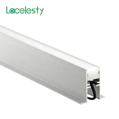 China Waterproof IP67 IP68 LANDSCAPE Garden Profile Outdoor Inground Led Recessed Linear RGB Inground Light for sale