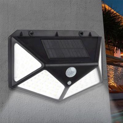 China Garden 100LED 114LED 212LED IP65 Waterproof Home Security LED PIR Motion Sensor Outdoor Solar Solar Wall Light for sale